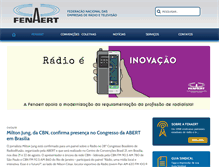 Tablet Screenshot of fenaert.org.br